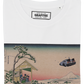 T-shirt unisex in cotone biologico con stampa “Floating Car”