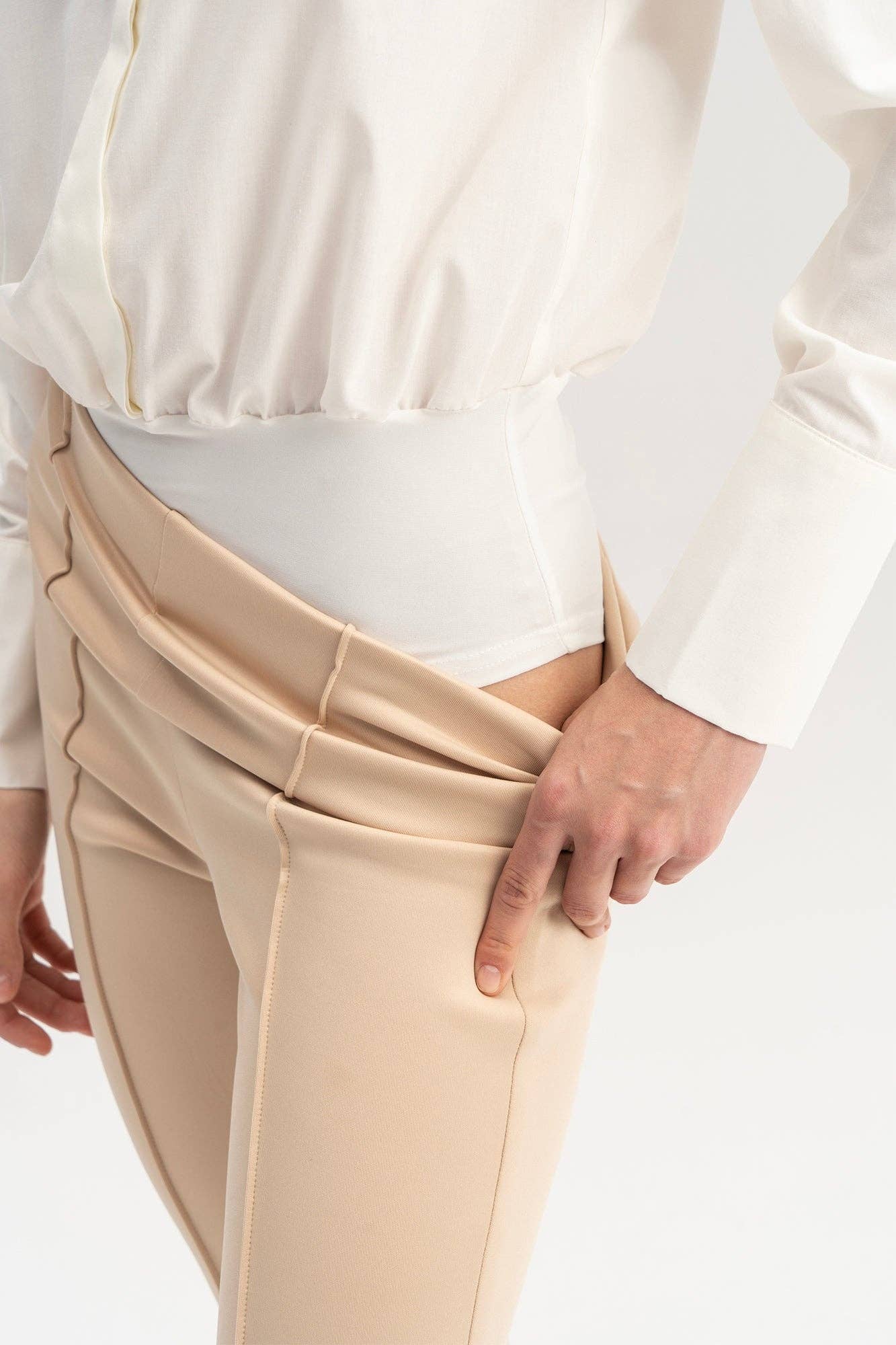 Body camicia elegante con antiscivolo