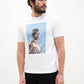 T-shirt unisex in cotone biologico con stampa fotografica cinema