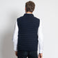 Gilet imbottito reversibile Navy/Camel Brunch
