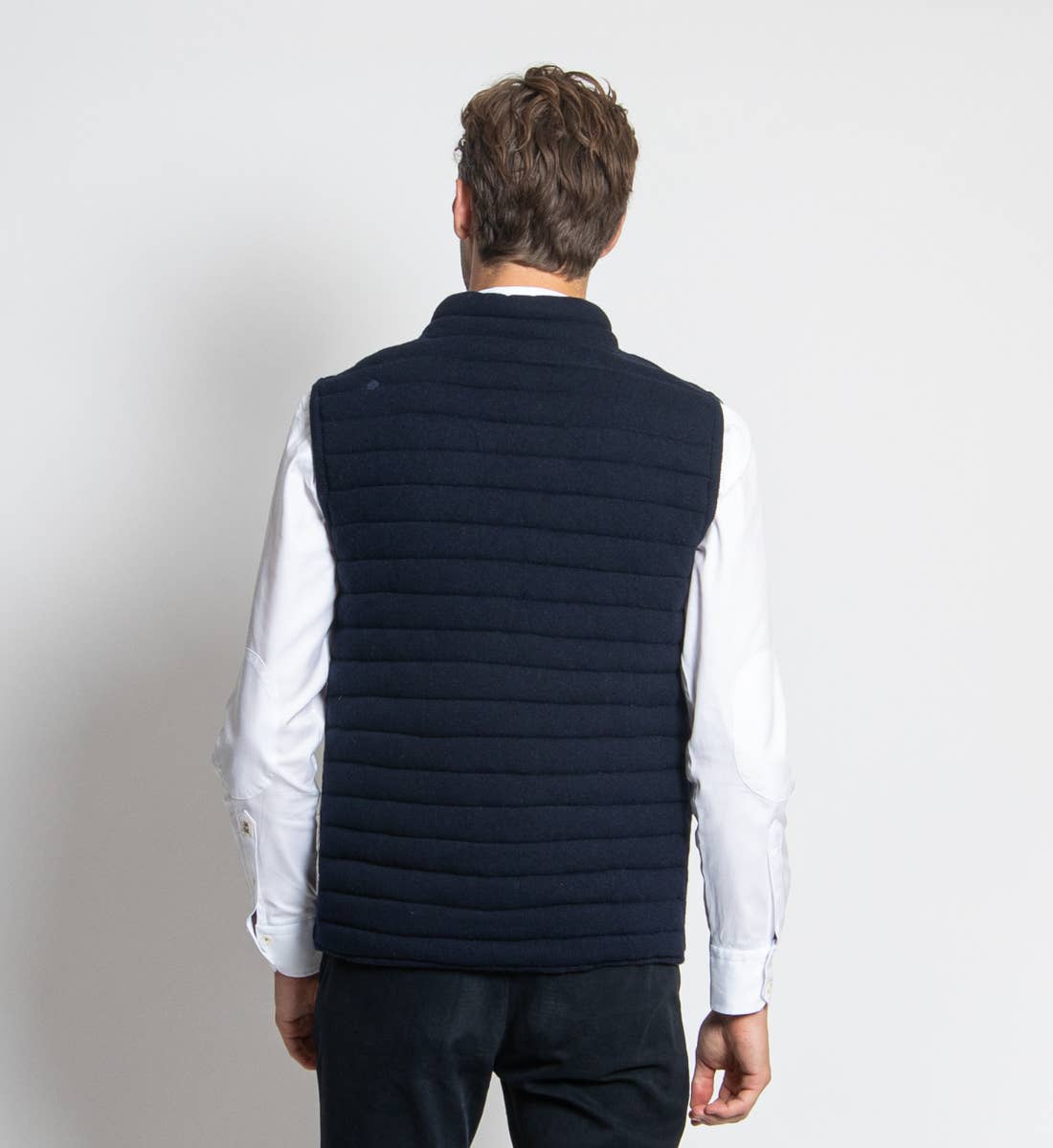 Gilet imbottito reversibile Navy/Camel Brunch