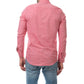 Camicia uomo in lino e cotone Raphael rossa