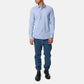 Camicia in lino da uomo Raphael azzurro chiaro