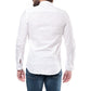 Camicia in lino e cotone bianca da uomo Raphael