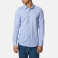 Camicia in lino azzurro chiaro da uomo