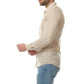 Camicia uomo in lino e cotone Raphael colore naturale