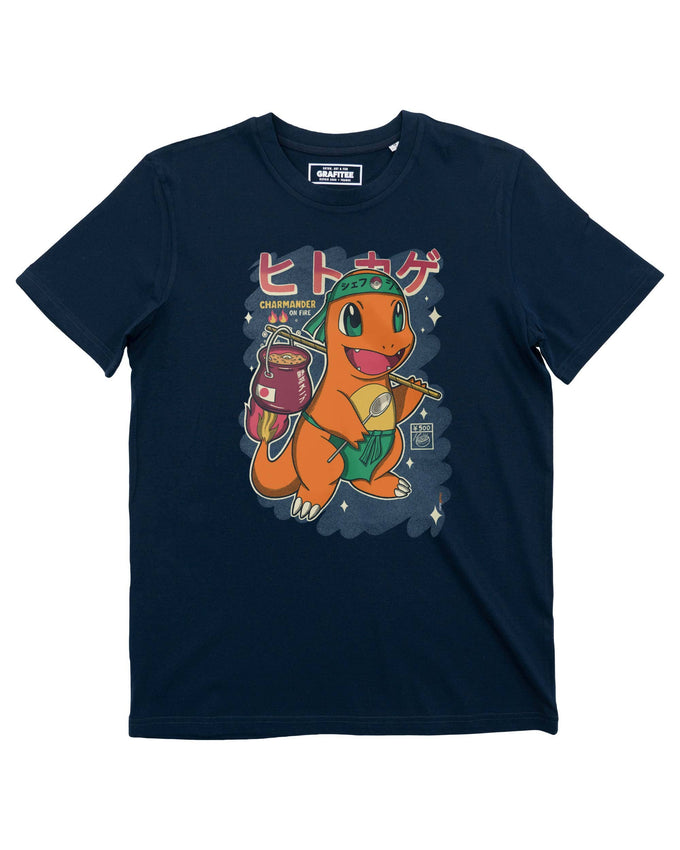 T-shirt Salamèche con grafica food Pokémon