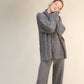 Cardigan Aran oversize in misto cashmere