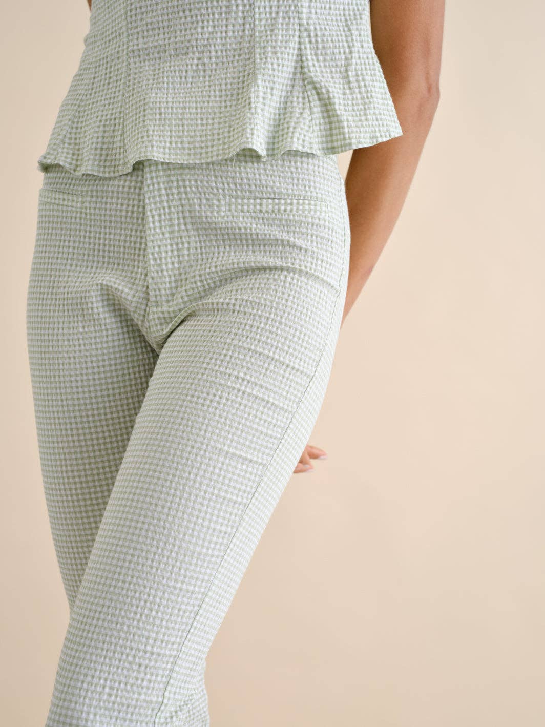 Pantaloni Relevo a quadretti vichy