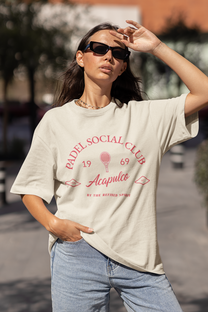 T-shirt unisex in cotone biologico Padel Social Club