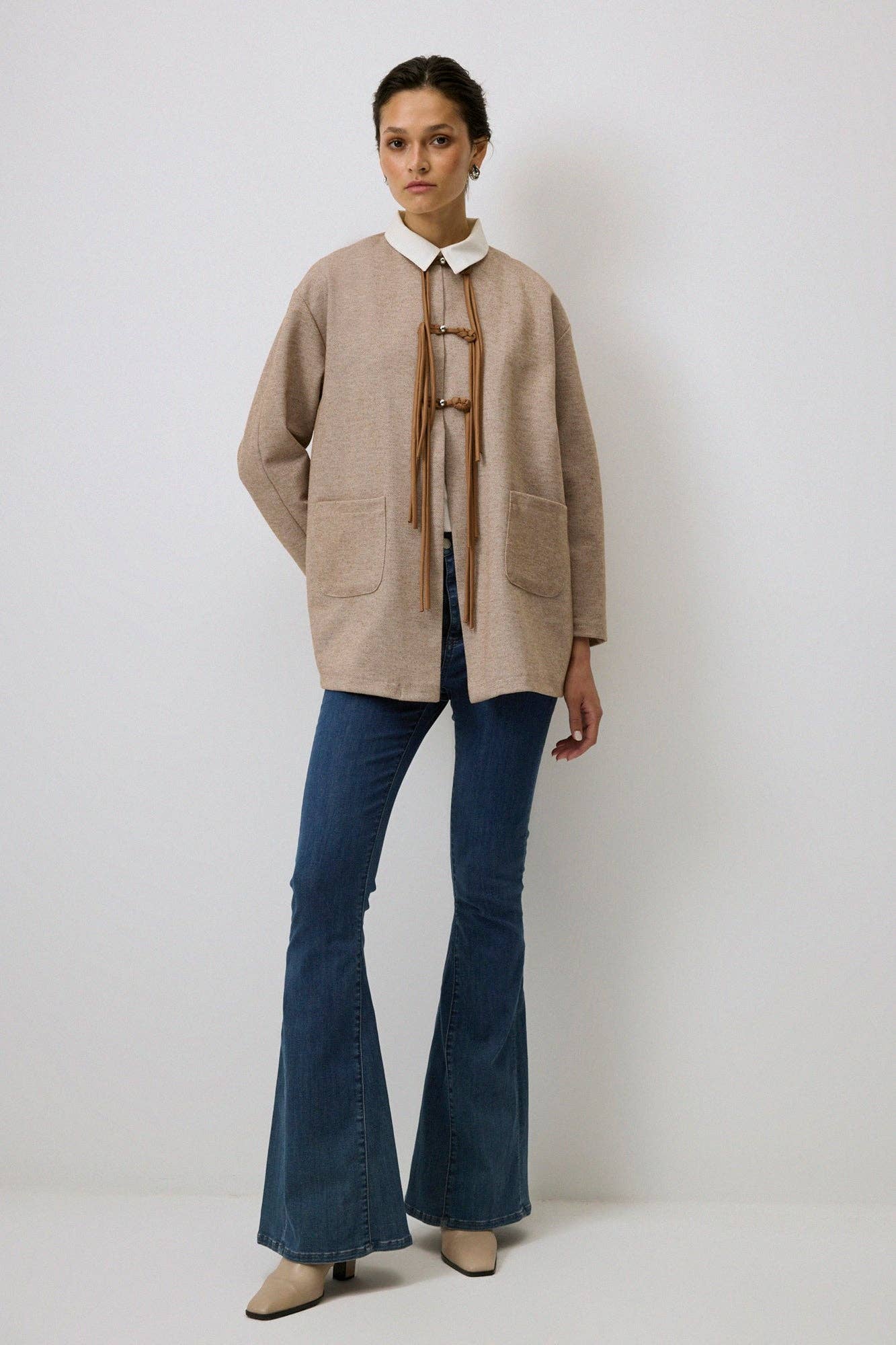 Giacca Cachet con dettaglio fiocco