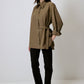 Camicia asimmetrica con cintura