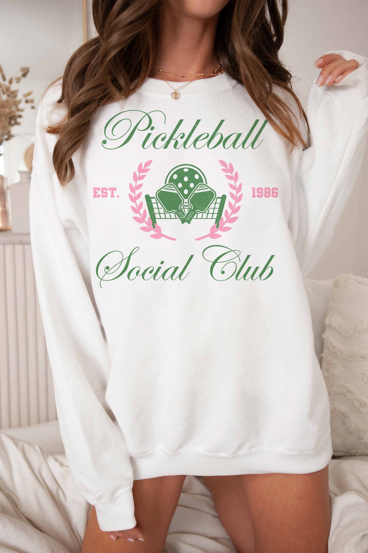 Felpa Oversize Pickleball Social Club