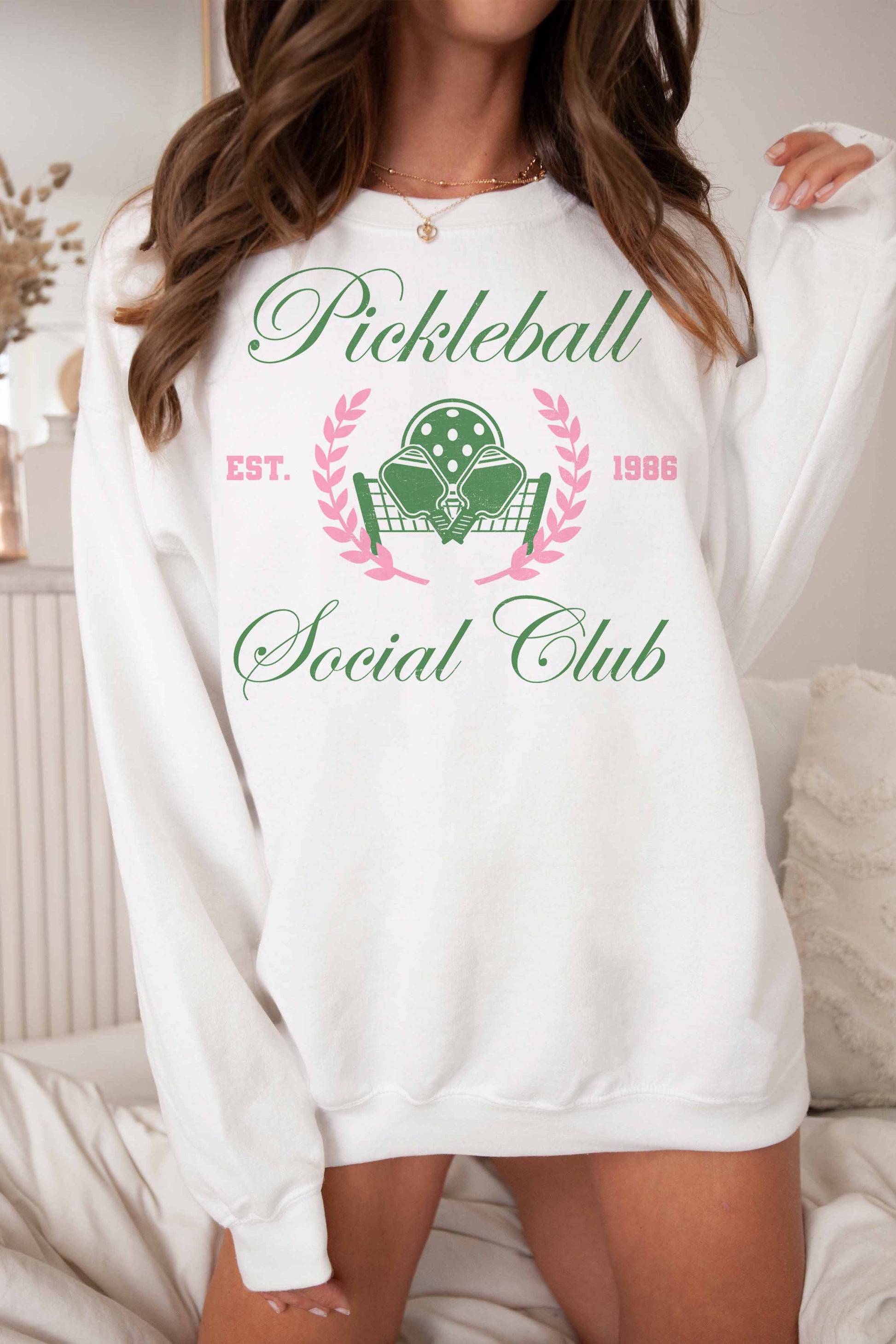 Felpa Oversize Pickleball Social Club