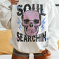 Felpa oversize Soul Searchin con stampa teschio