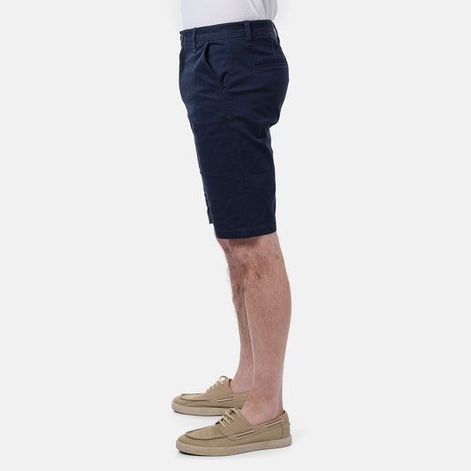 Bermuda uomo Lucky tinta unita blu navy