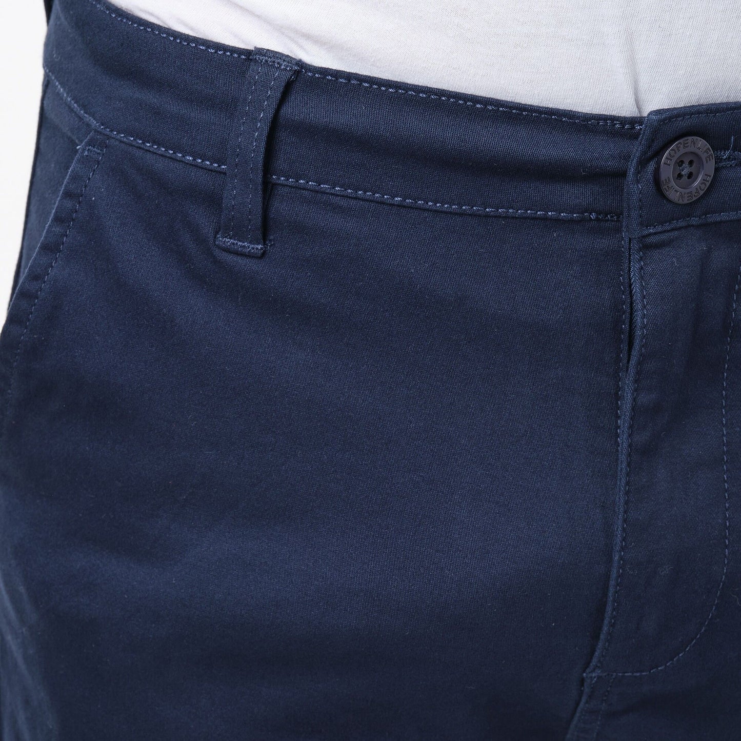 Bermuda uomo Lucky tinta unita blu navy