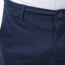 Bermuda uomo Lucky tinta unita blu navy