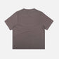 T-shirt essenziale donna in cotone biologico color peltro