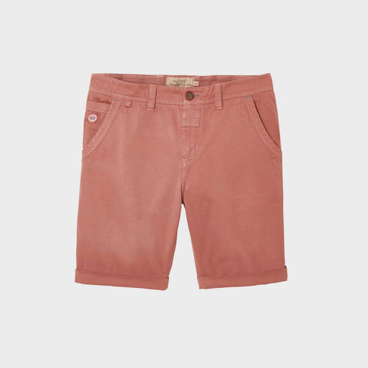 Bermuda in cotone biologico rosa salmone