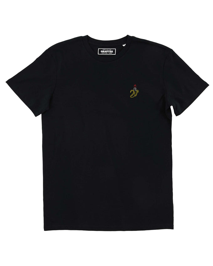 T-shirt ricamata Banana & Rossetto in cotone biologico