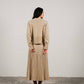 Maglione girocollo in misto cashmere con polsini arrotolati
