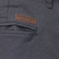 Pantaloncini da uomo blu navy in cotone stretch