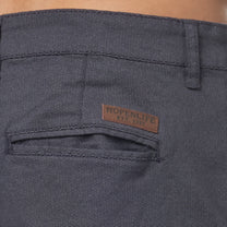 Pantaloncini da uomo blu navy in cotone stretch