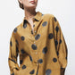 Camicia stampata a pois maxi