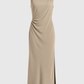Abito midi Mirka beige