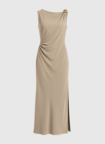 Abito midi Mirka beige