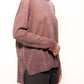 Pullover glitter con scollo a barca