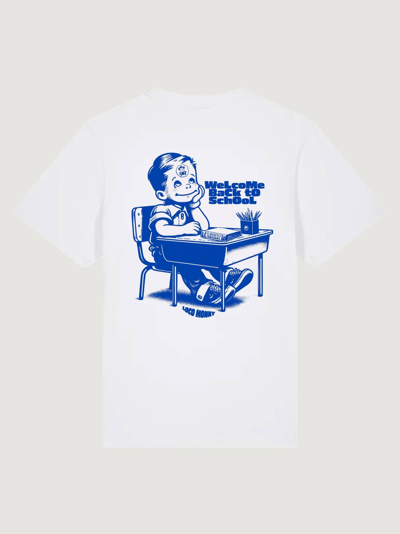T-shirt bianca unisex Welcome Back to School