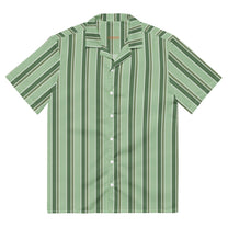 Camicia da piscina oversize a righe verdi