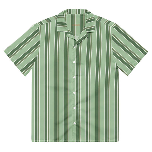 Camicia da piscina oversize a righe verdi