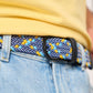 Cintura intrecciata elastica multicolore Cusco