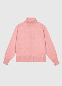 Maglione dolcevita Lipy color pesca