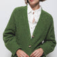 Cardigan in maglia con scollo a V