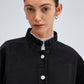 Giacca bomber oversize in denim
