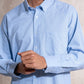 Camicia Oxford slim fit in cotone misto