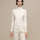 Maglione dolcevita da donna in maglia morbida