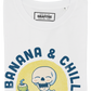 T-shirt Banana & Chill con stampa divertente