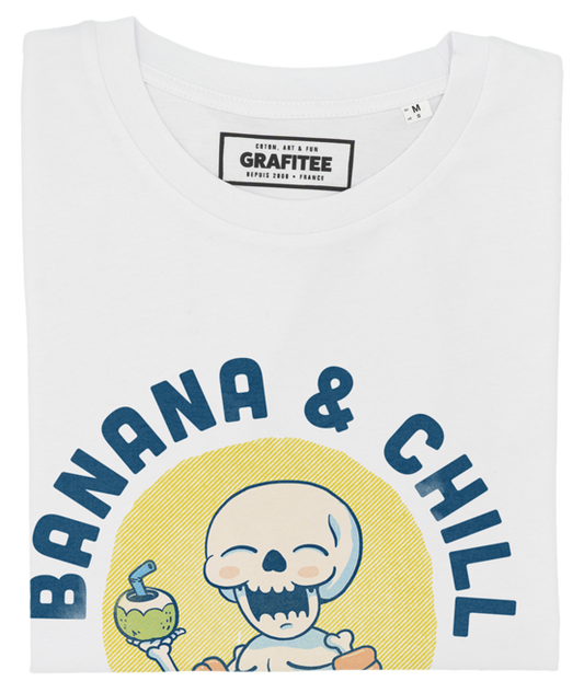 T-shirt Banana & Chill con stampa divertente