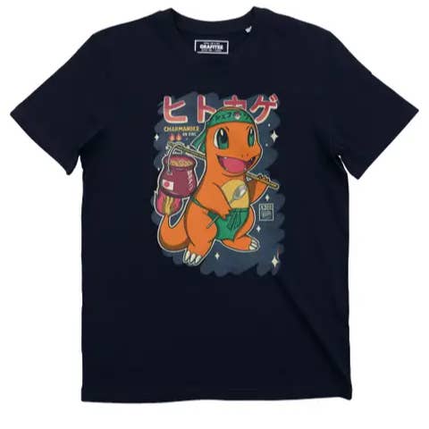 T-shirt Salamèche con grafica food Pokémon