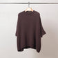 Maglione oversize in maglia soffice a maniche corte