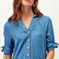 Abito corto in tencel