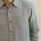 Camicia Larson in chambray salvia