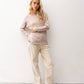 Maglione in maglia con paillettes