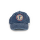 Cappellino in tessuto aviation con patch ricamata