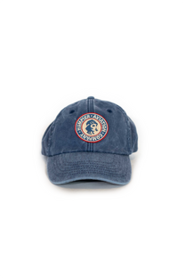 Cappellino in tessuto aviation con patch ricamata